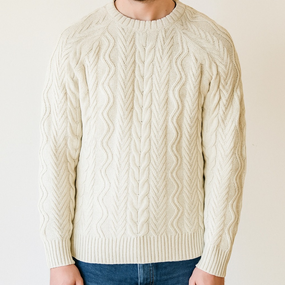 Original Weatherproof Vintage cable knit Holiday Sweater